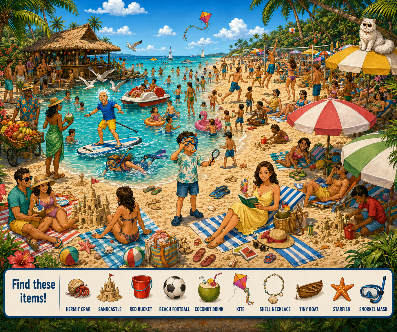 Beach search spread